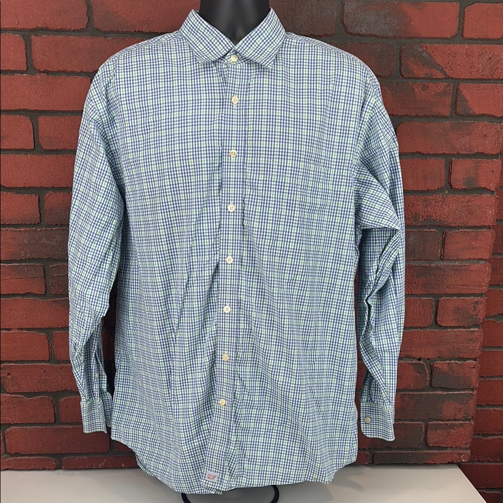 Vineyard Vines‎ Shirt Mens XL Checkered Button Up